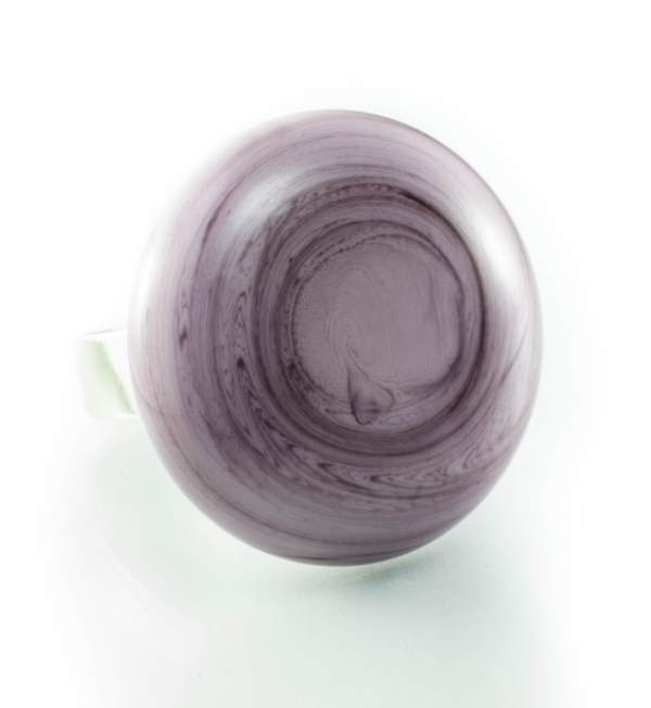 Prsten Jednobojni ljubičasti pastel